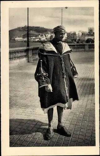 Ak Marokko, Tipos y costumbres, Maghreb, Junger Mann