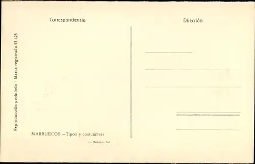 Ak Marokko, Tipos y costumbres, Maghreb, Junger Mann