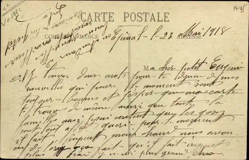 Ak Épinal Lothringen Vosges, Rue Entre les Deux-Portes, Café