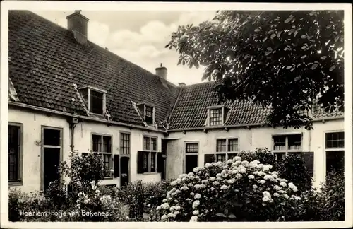 Ak Haarlem Nordholland Niederlande, Hofje van Bakenes