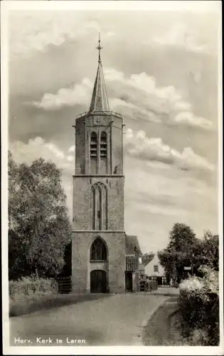 Ak Laren Nordholland Niederlande, Herv. Kerk