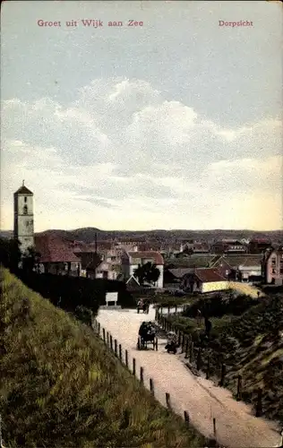 Ak Wijk aan Zee Beverwijk Nordholland Niederlande, Dorpzicht