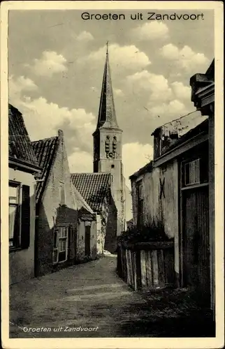 Ak Zandvoort Nordholland Niederlande, Straßenpartie