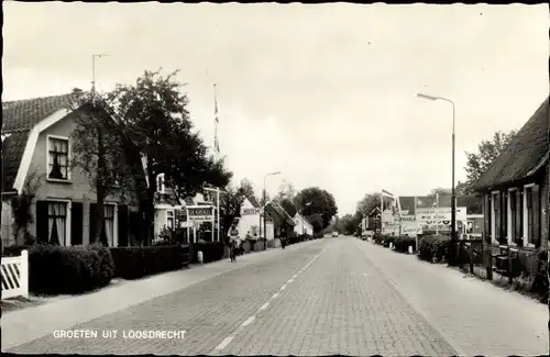 Ak Loosdrecht Nordholland Niederlande, Straßenpartie