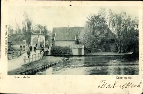 Ak Krommenie Zaanstad Nordholland Niederlande, Noordeinde