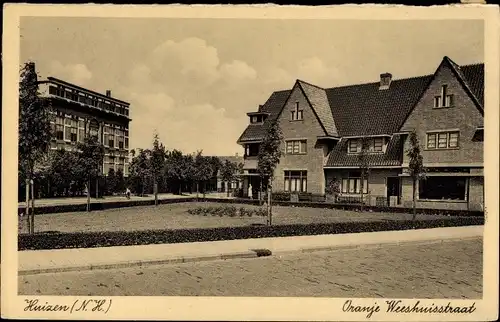 Ak Huizen Nordholland Niederlande, Oranje Weeshuisstraat