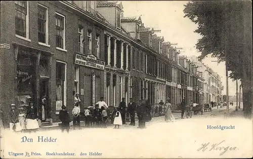 Ak Den Helder Nordholland Niederlande, Hoofdgracht