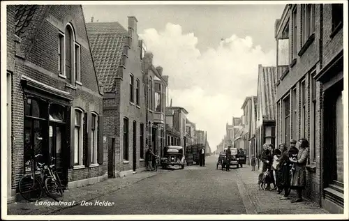 Ak Den Helder Nordholland Niederlande, Langestraat