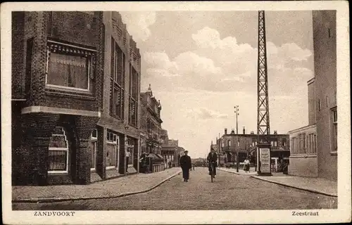 Ak Zandvoort Nordholland Niederlande, Zeestraat