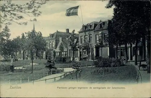 Ak Zaandam Zaanstad Nordholland, Parkpartie