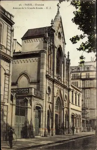 Ak Paris XVII., Oratoire, Avenue de la Grande Armée