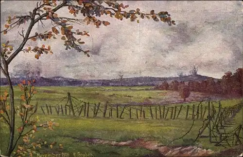 Ak Douaumont Lothringen Meuse, Fort Vaux während einer Beschießung durch die Deutschen, Schlachtfeld