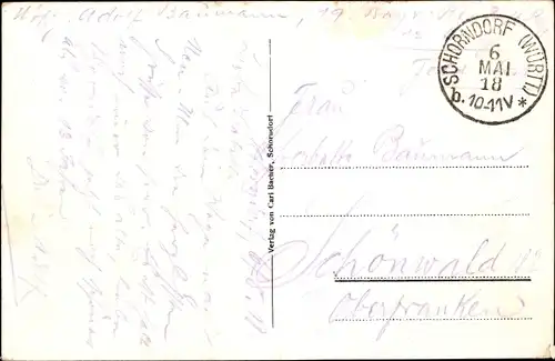 Ak Schorndorf in Württemberg, Panorama