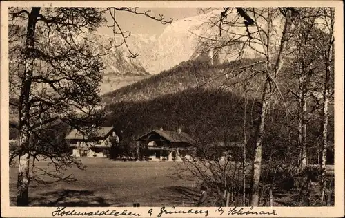 Ak Berchtesgaden in Oberbayern, Pension Hochwaldlehen