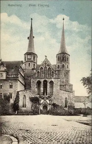 Ak Merseburg an der Saale, Dom, Eingang