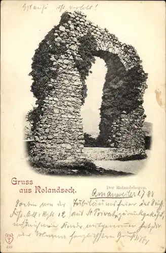 Ak Rolandseck Remagen am Rhein, der Rolandsbogen