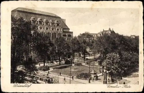 Ak Düsseldorf am Rhein, Cornelius Platz