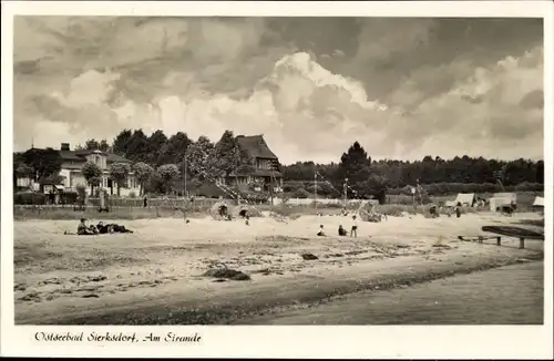 Ak Sierksdorf in Holstein, Am Strand