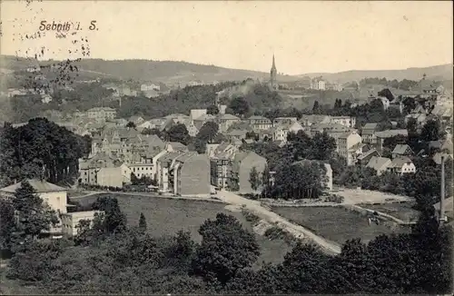 Ak Sebnitz Sächsische Schweiz, Gesamtansicht