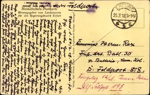 Ak Erfurt in Thüringen, Am Dämmchen, Winter