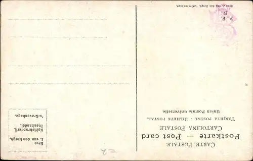 Künstler Ak Gerstenhauer, Johann Georg, Mann und Frau in niederländischen Volkstrachten, Korb