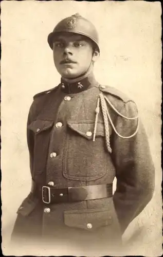 Foto Ak Mann in Uniform, Portrait