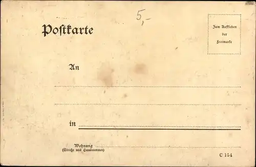 Ak Der alte Bock springt über die 300