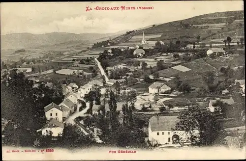 Ak La Croix aux Mines Vosges, Vue Generale