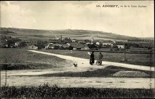 Ak Adompt Vosges, vu de la Croix Grobert