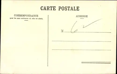 Ak Genève Genf Schweiz, La grande Poste, Rue du Montblanc