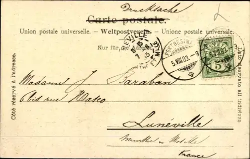 Ak Pontresina Kanton Graubünden Schweiz, Panorama