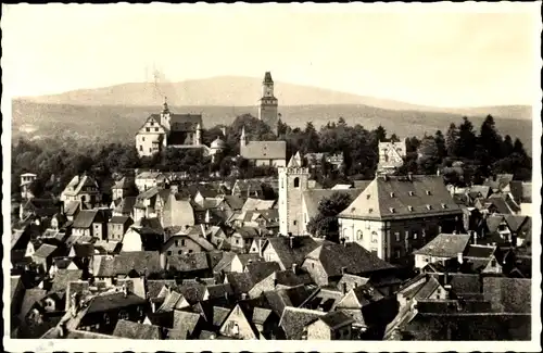 Ak Kronberg im Taunus, Panorama mit Altkönig, Kirche, Schloss