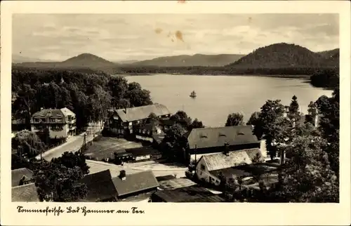 Ak Hamr na Jezeře Hammer am See Region Reichenberg, Hammersee, Teilansicht vom Ort