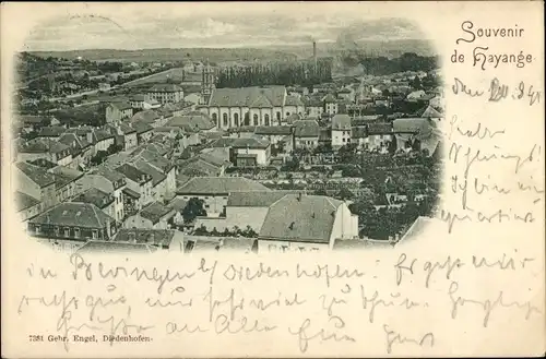 Ak Hayange Hayingen Lothringen Moselle, Panorama