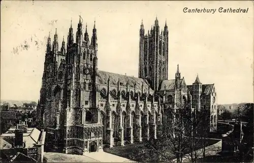 Ak Canterbury Kent England, Cathedral