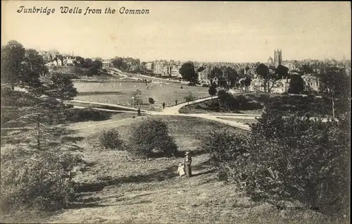 Ak Tunbridge Wells Kent England, Tunbridge Wells from the Common