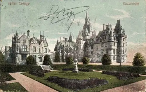 Ak Edinburgh Schottland, Fettes College