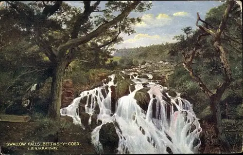 Ak Betws-y-Coed Conway Conwy Wales, Swallow Falls