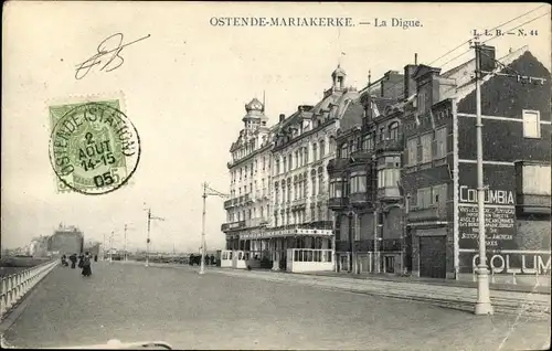 Ak Mariakerke Ostende Westflandern, La Digue