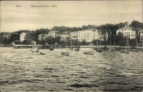 Ak Düsternbrook Kiel Schleswig Holstein, Düsternbrooker Ufer