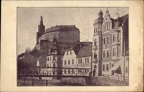 Ak Weida in Thüringen, Teilansicht