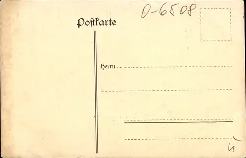 Ak Weida in Thüringen, Teilansicht