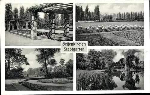 Ak Gelsenkirchen im Ruhrgebiet, Stadtgarten