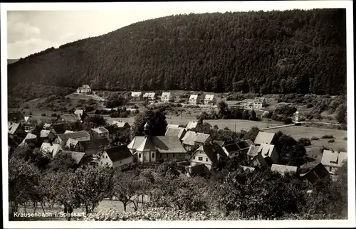 Ak Krausenbach Dammbach im Spessart, Gesamtansicht