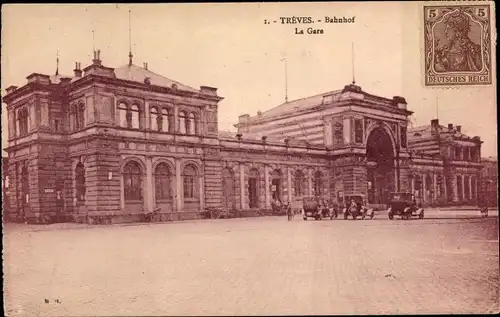 Ak Trier, Hauptbahnhof, La Gare