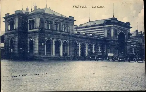 Ak Trier, Bahnhof, La Gare