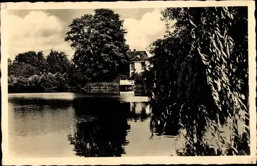 Ak Moers am Niederrhein, Stadtpark
