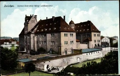 Ak Zwickau in Sachsen, Schloss Osterstein, Königliche Landesanstalt