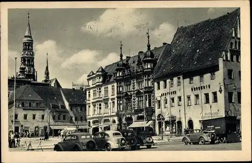 Ak Zwickau in Sachsen, Hauptmarkt mit Dom