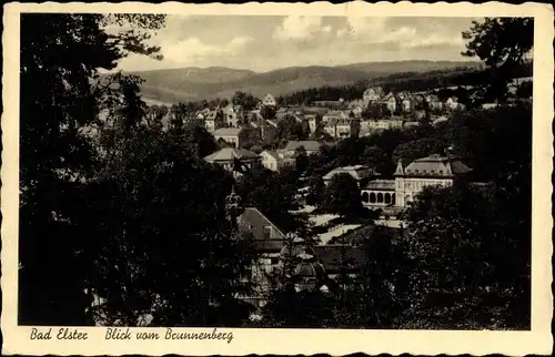 Ak Bad Elster im Vogtland, Blick vom Brunnenberg